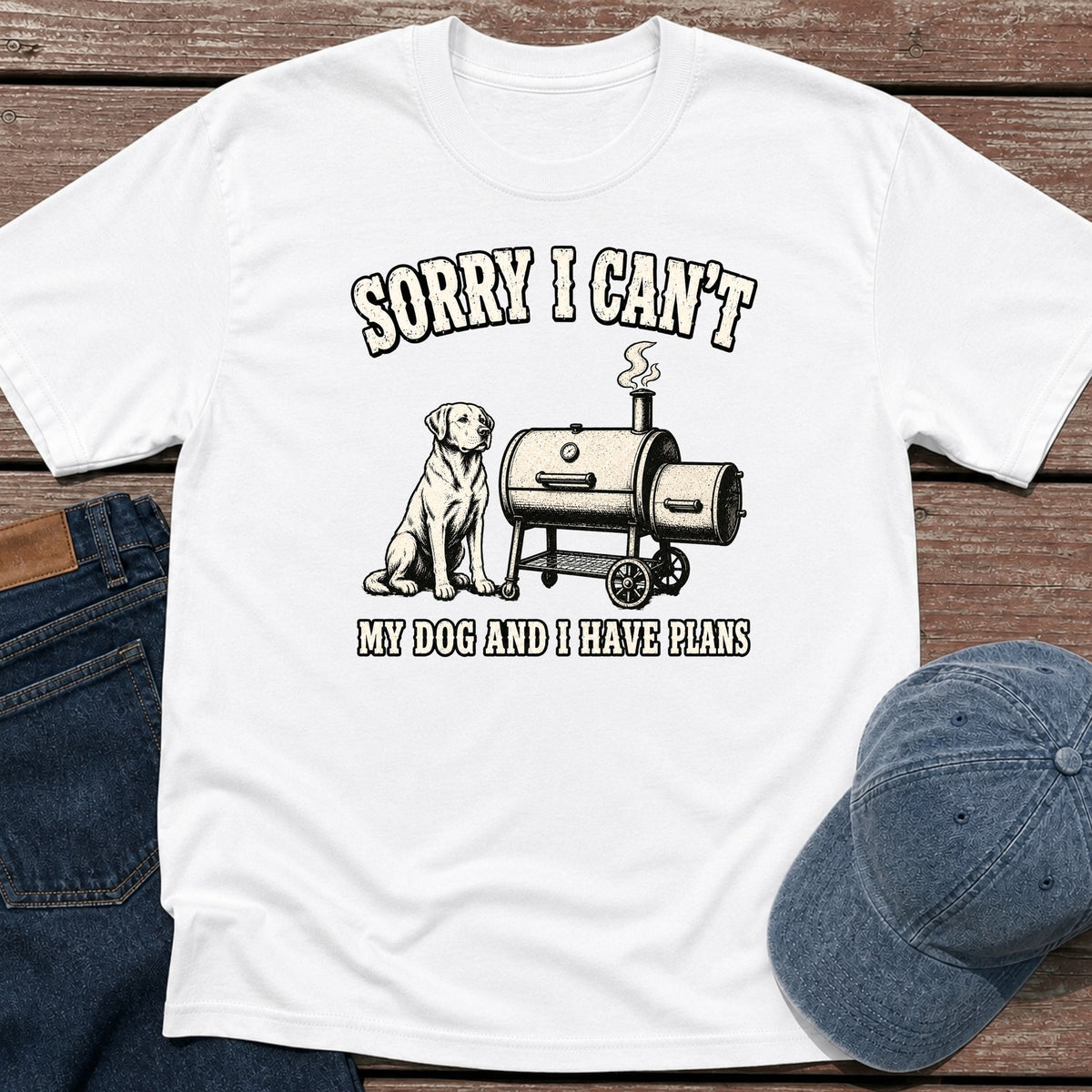 Dog Plans T-Shirt - White