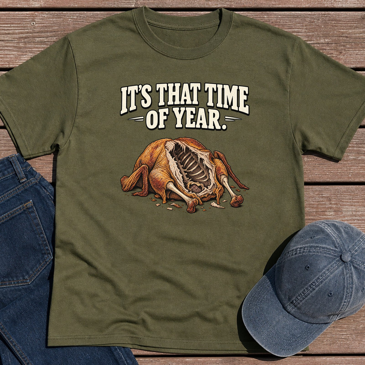 Dry Turkey T-Shirt - Military Green
