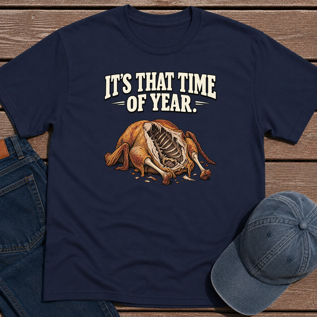 Dry Turkey T-Shirt - Navy