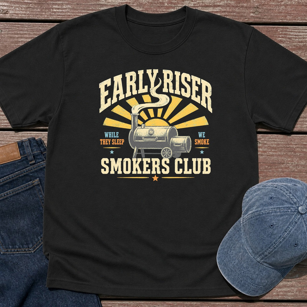 Early Riser T-Shirt - Black