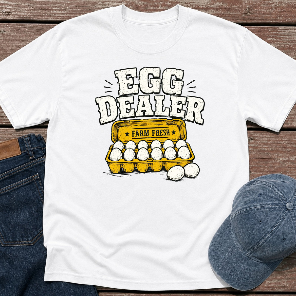 Egg Dealer T-Shirt - White