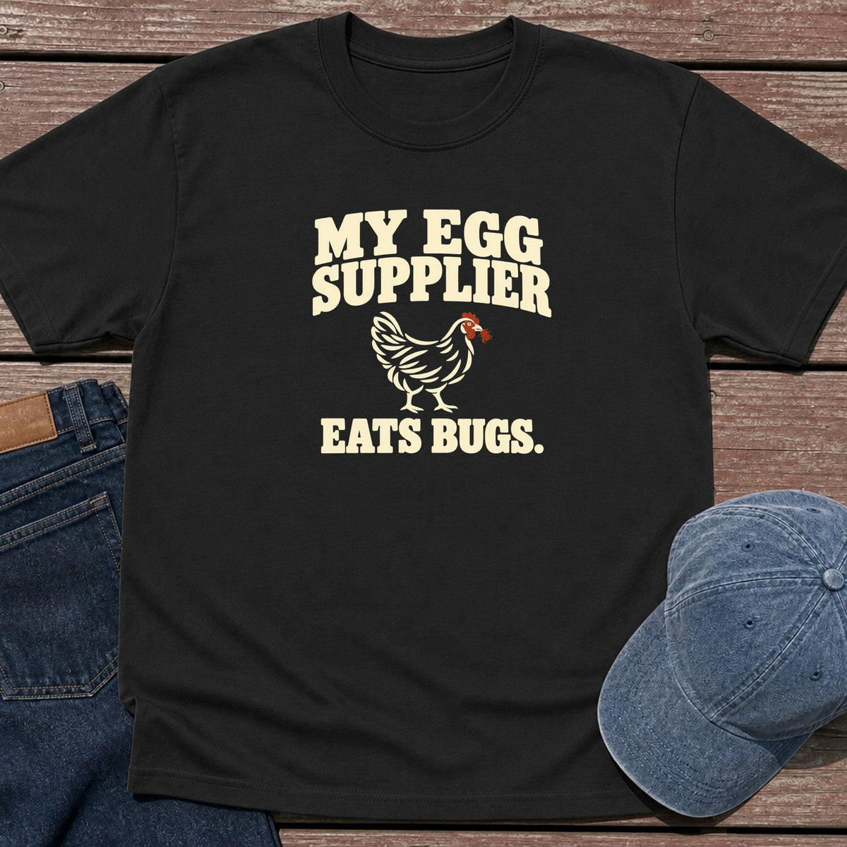 Egg Supplier T-Shirt - Black
