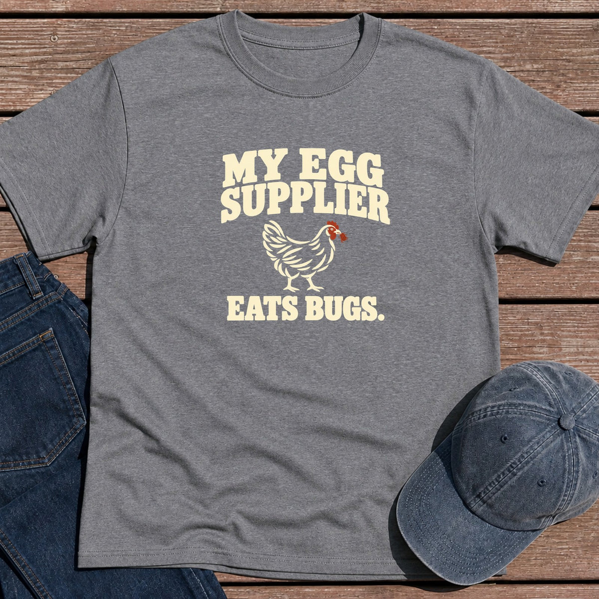 Egg Supplier T-Shirt - Tweed