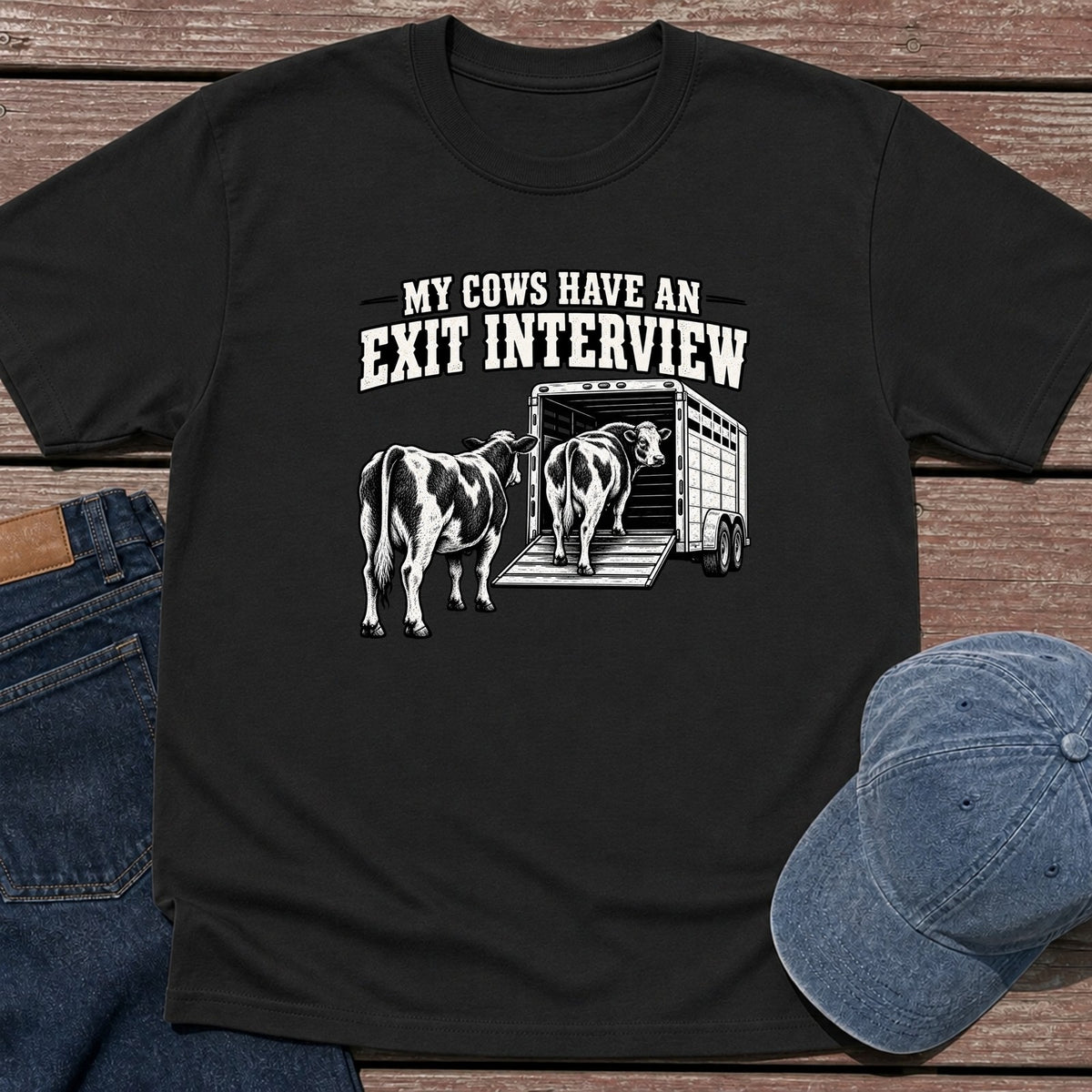 Exit Interview T-Shirt - Black