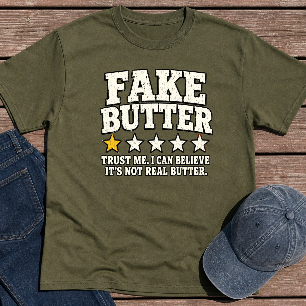 Fake Butter T-Shirt - Military Green
