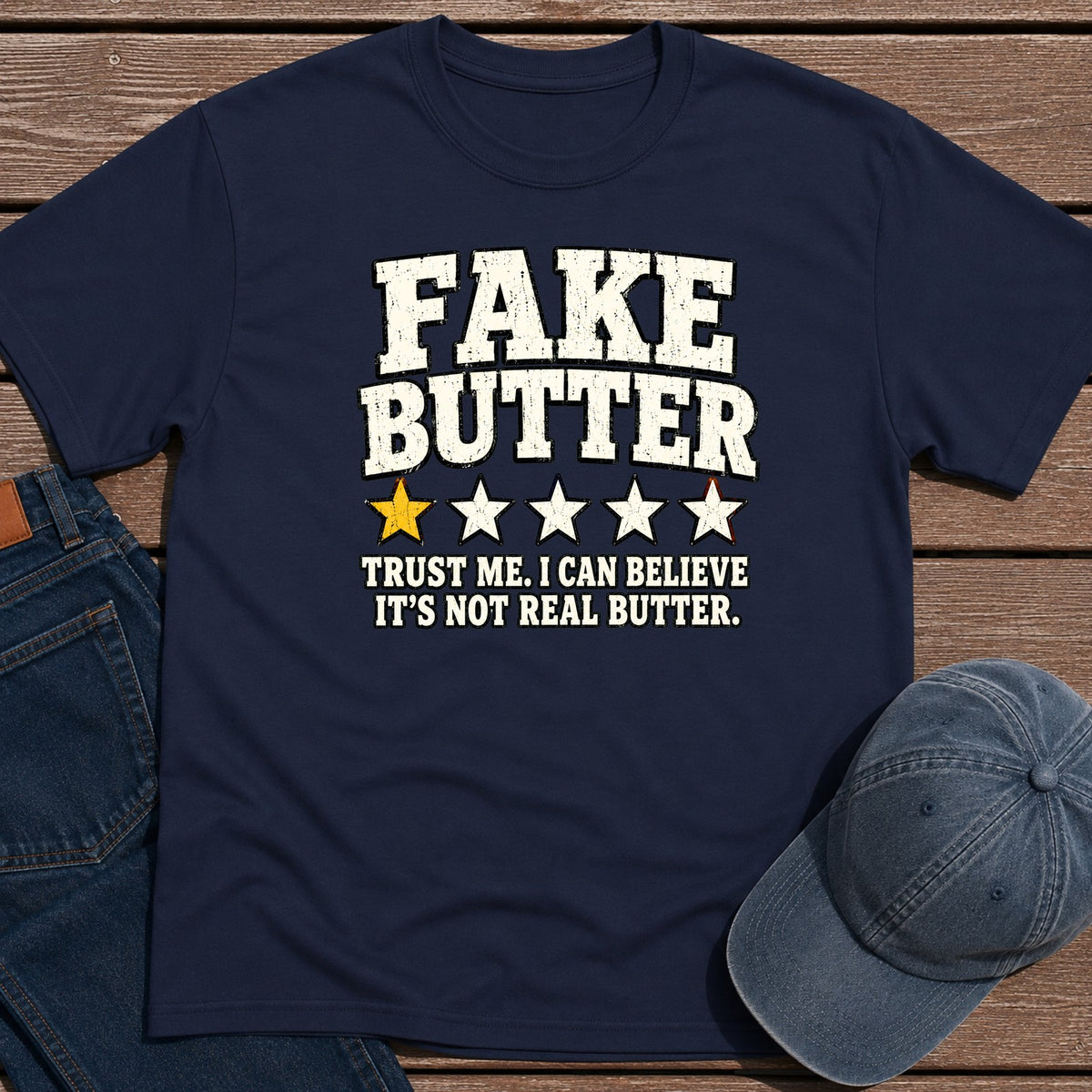 Fake Butter T-Shirt - Navy