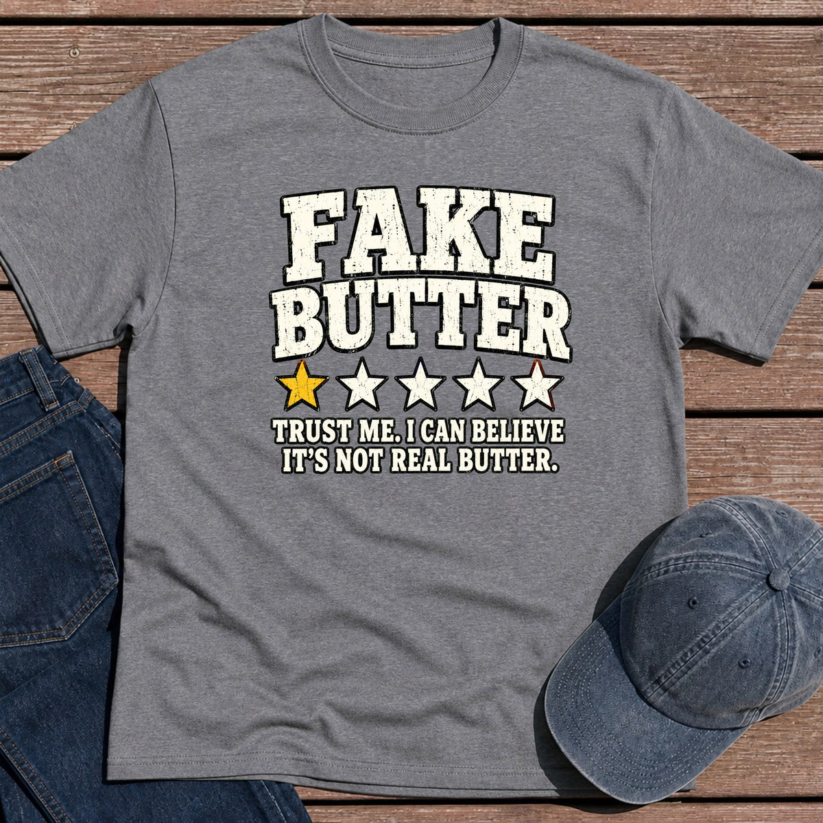 Fake Butter T-Shirt - Tweed