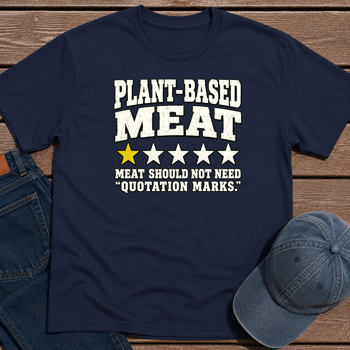 Fake Meat T-Shirt - Navy
