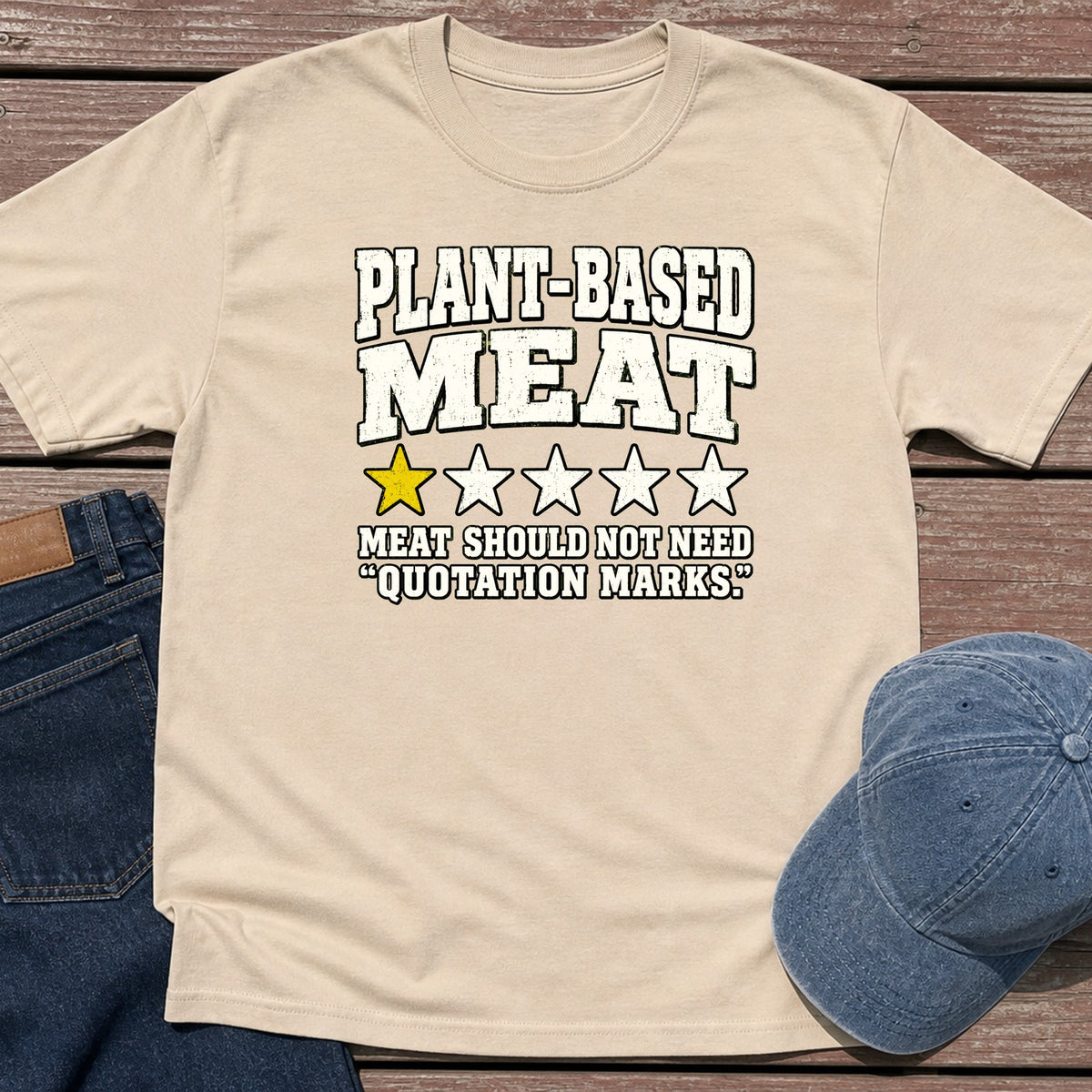 Fake Meat T-Shirt - Sand