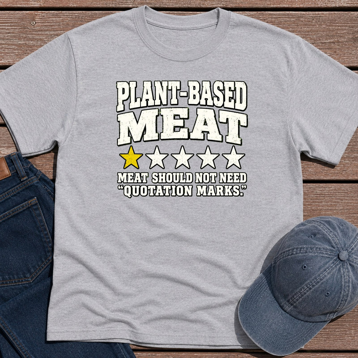 Fake Meat T-Shirt - Sport Grey