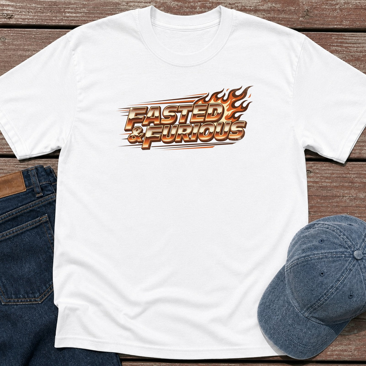 Fasted Furious T-Shirt - White
