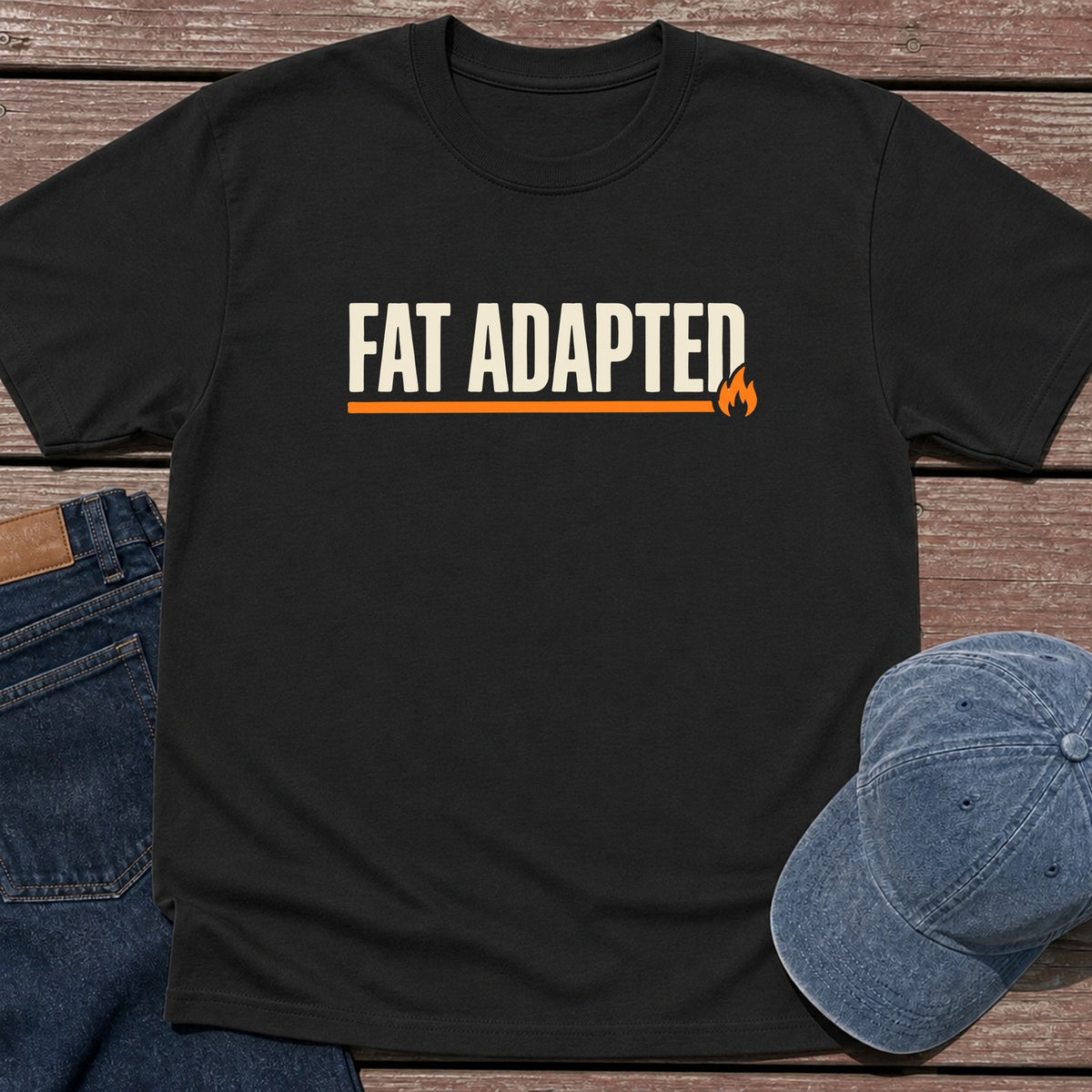 Fat Adapted T-Shirt - Black
