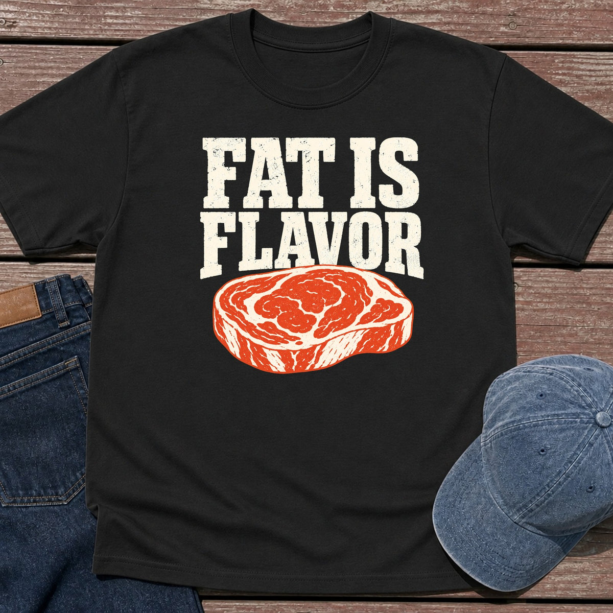 Fat Flavor T-Shirt - Black