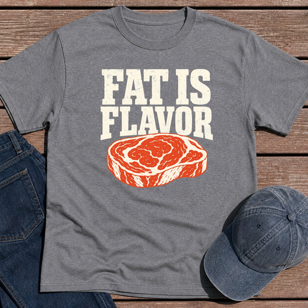 Fat Flavor T-Shirt - Tweed