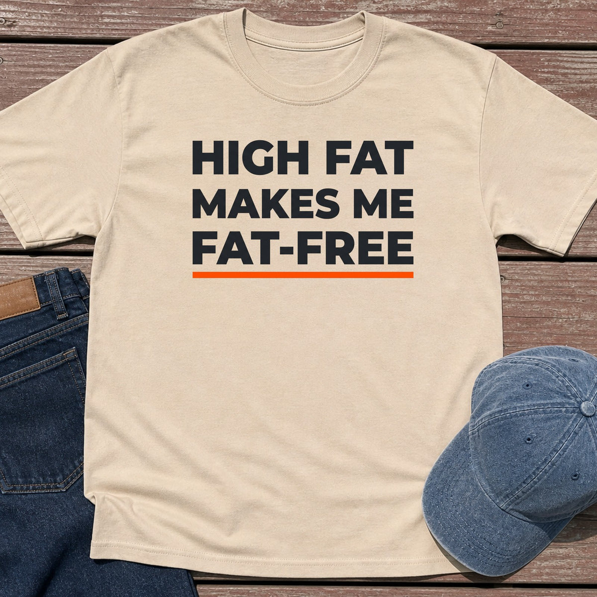 Fat-Free T-Shirt - Sand