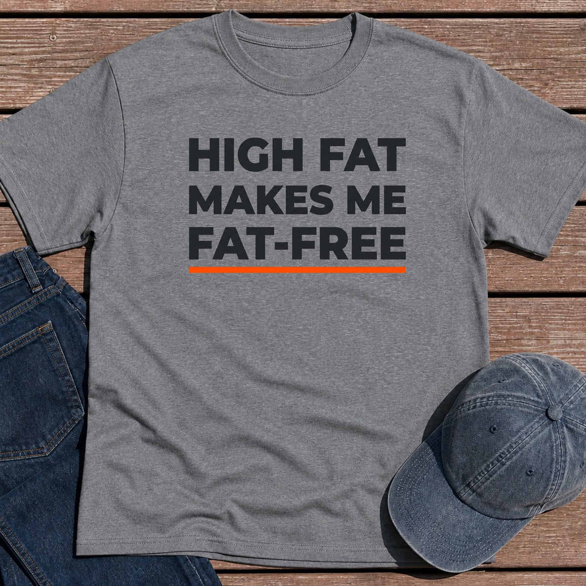 Fat-Free T-Shirt - Tweed