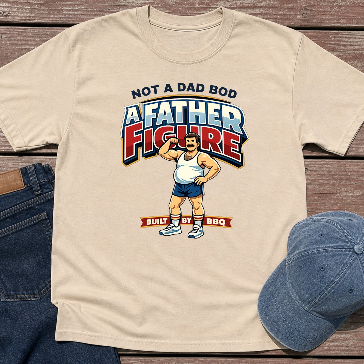 Father Figure T-Shirt - Sand