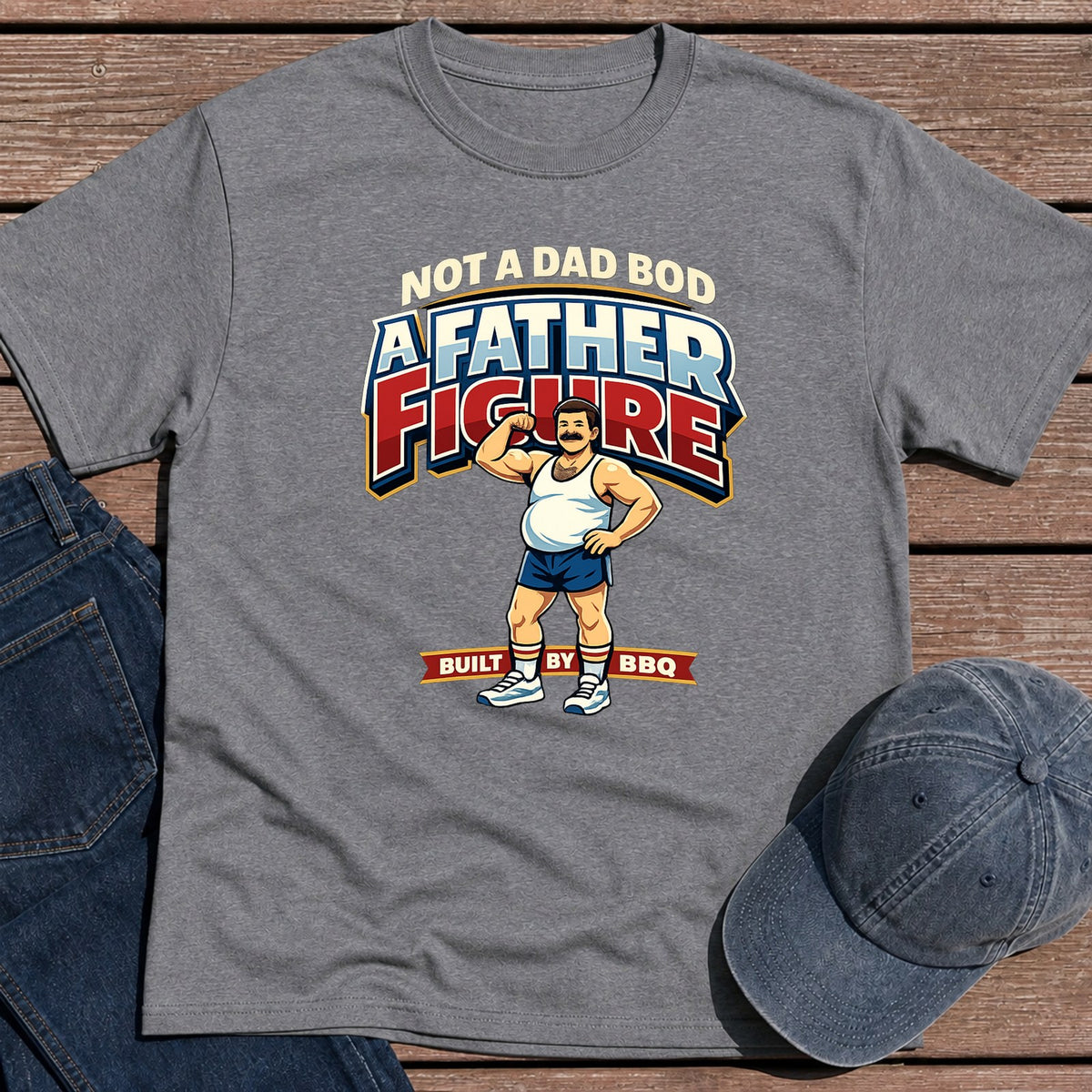 Father Figure T-Shirt - Tweed