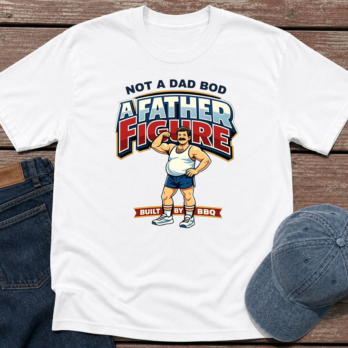 Father Figure T-Shirt - White