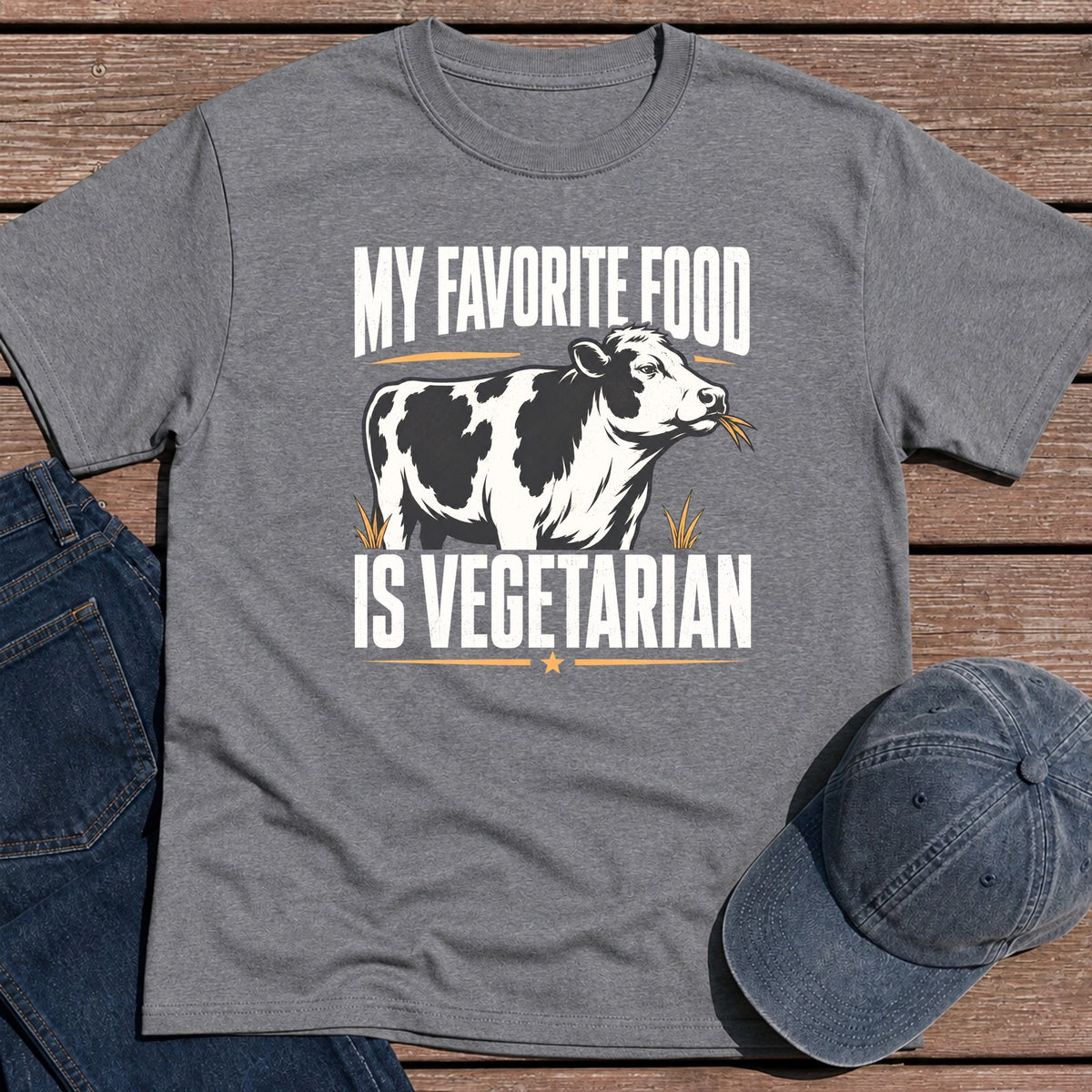 Fav Food T-Shirt - Tweed