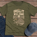 Field of Fillets T-Shirt - Military Green