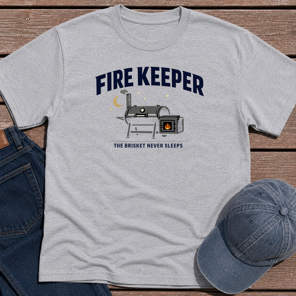Fire Keeper T-Shirt - Sport Grey