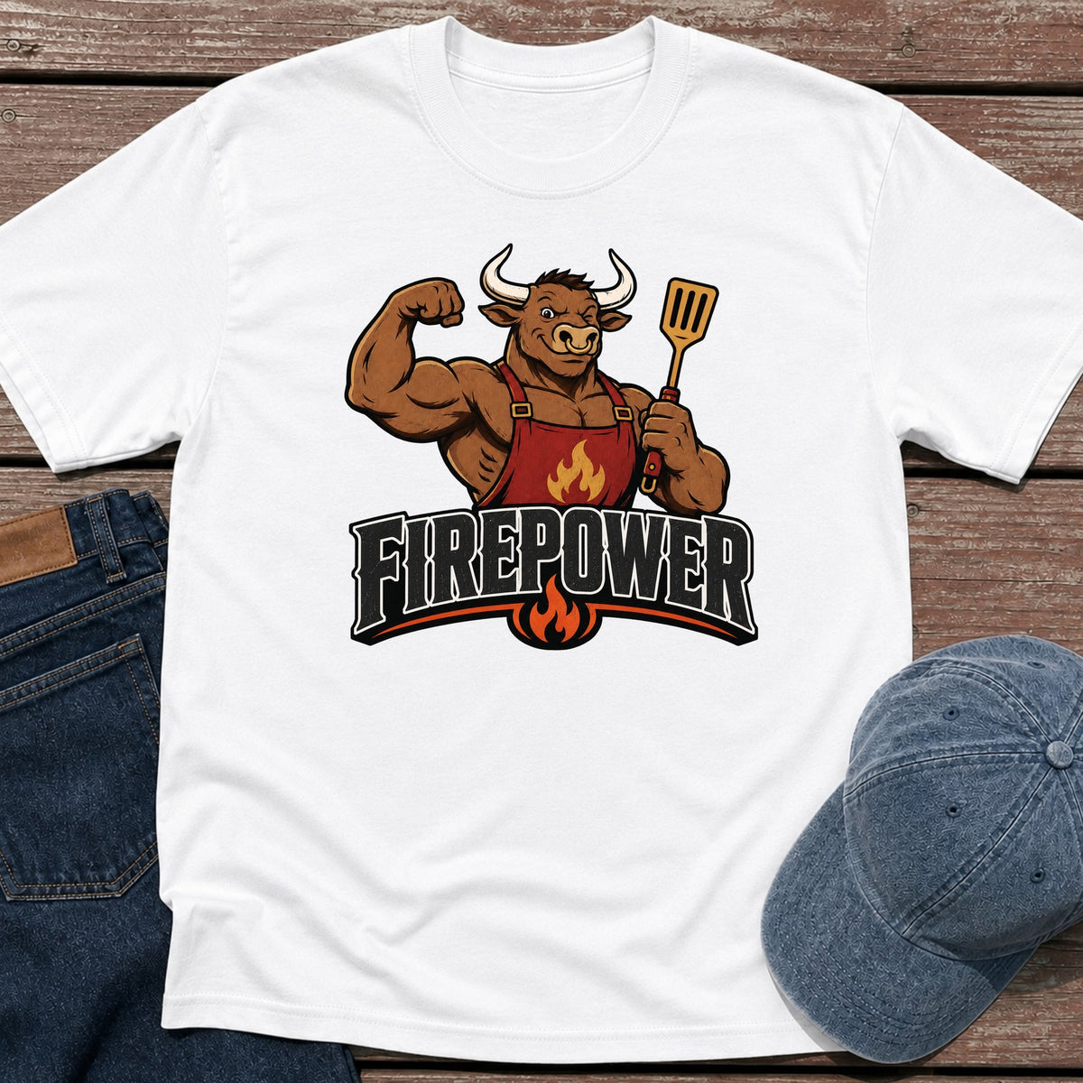 Firepower T-Shirt - White