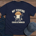 Fishing Chair T-Shirt - Navy