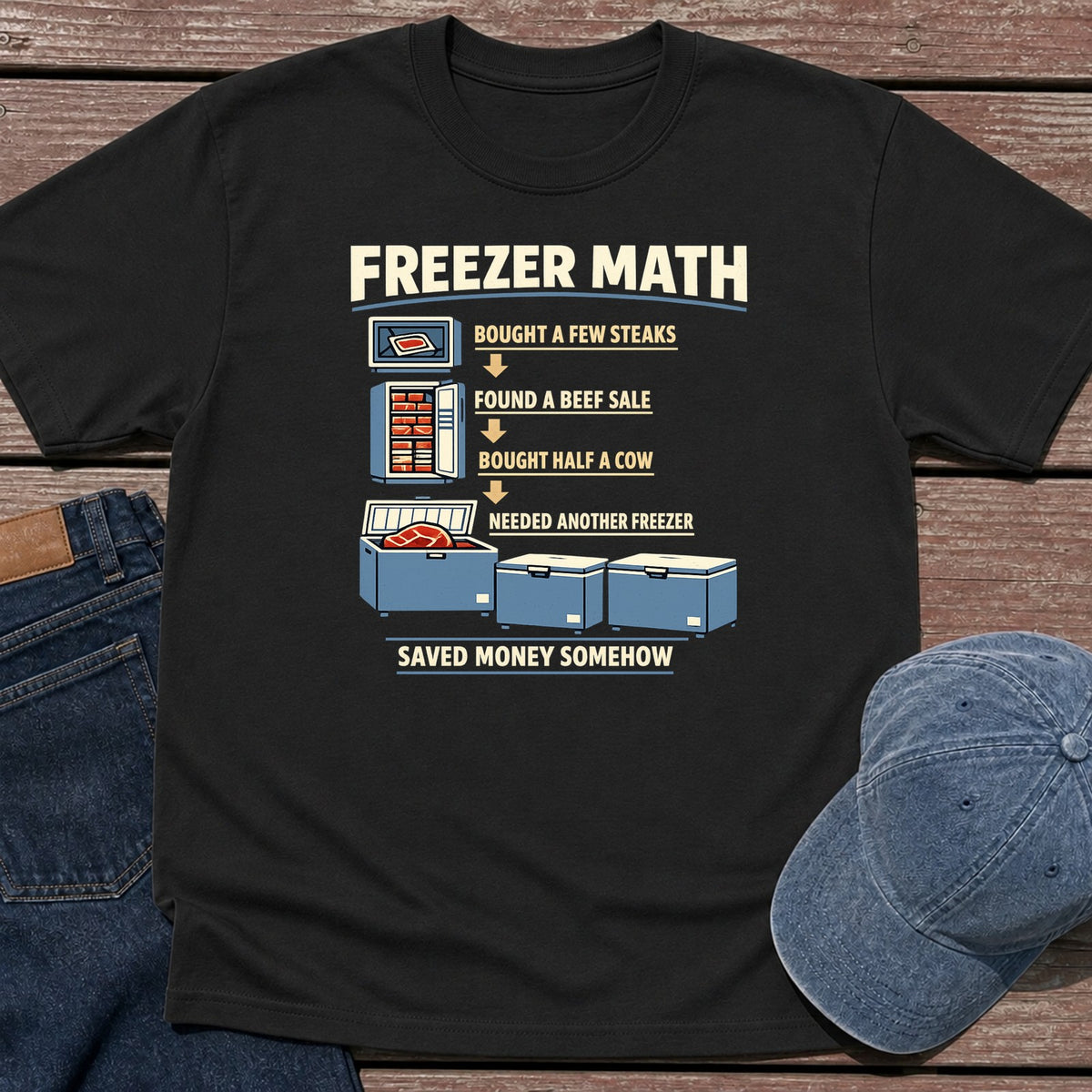 Freezer Math T-Shirt - Black
