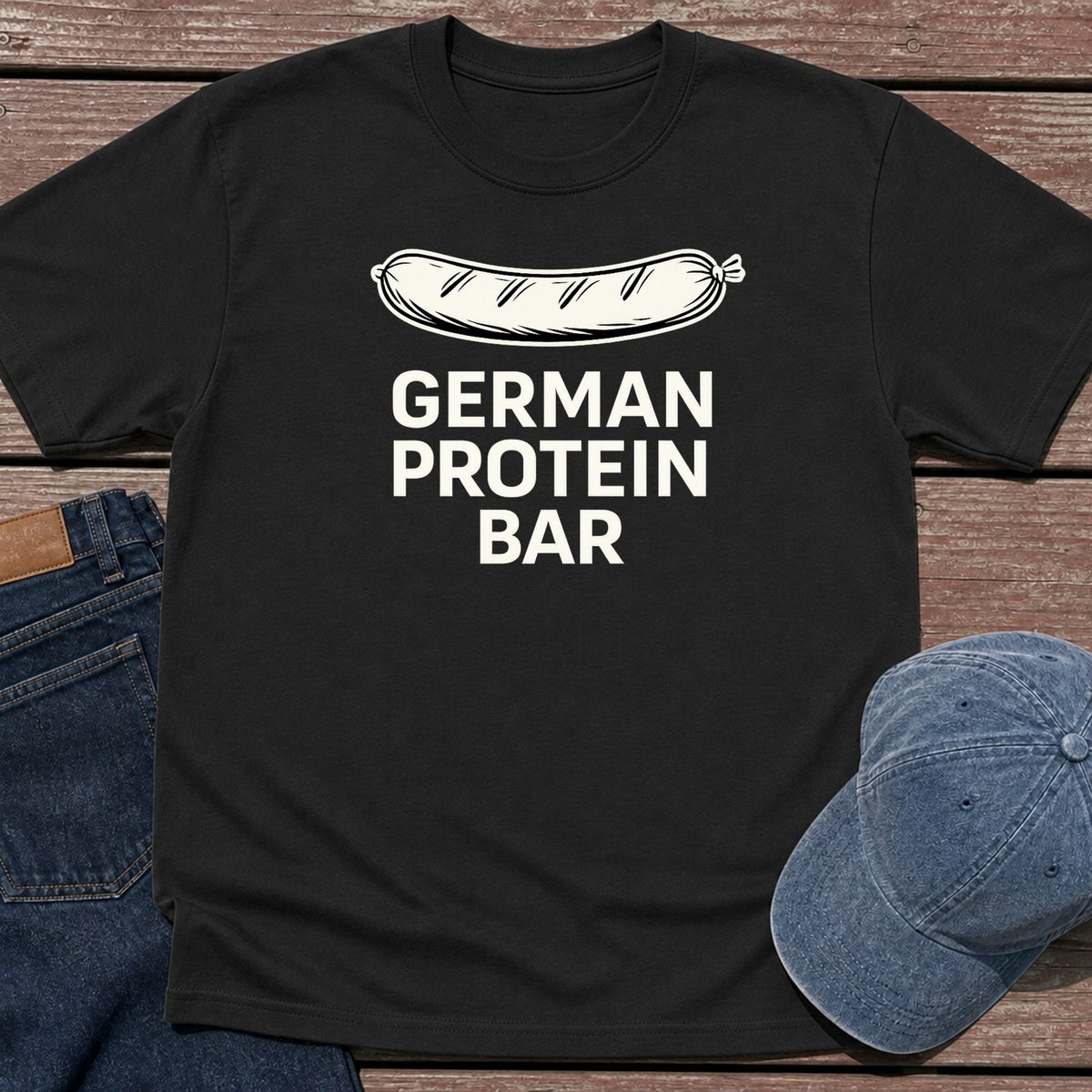 German Protein T-Shirt - Black