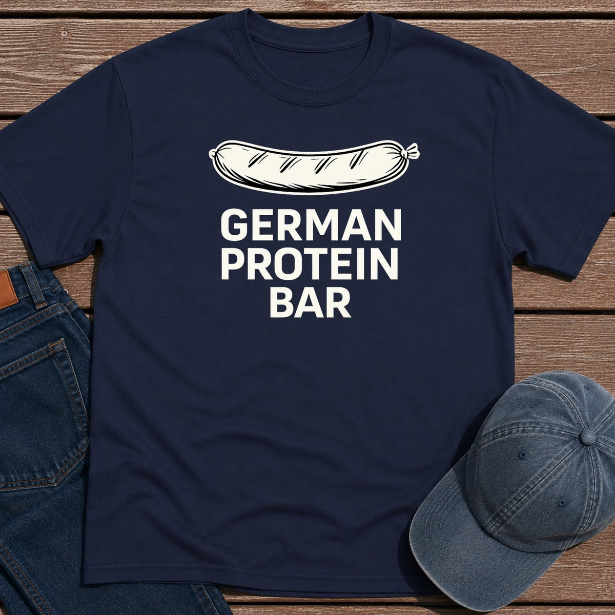 German Protein T-Shirt - Navy