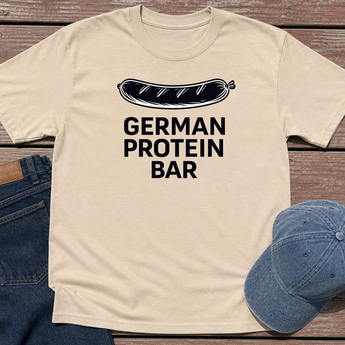 German Protein T-Shirt - Sand