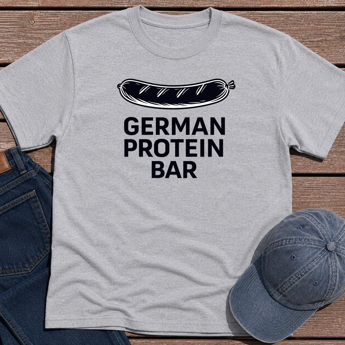 German Protein T-Shirt - Sport Grey