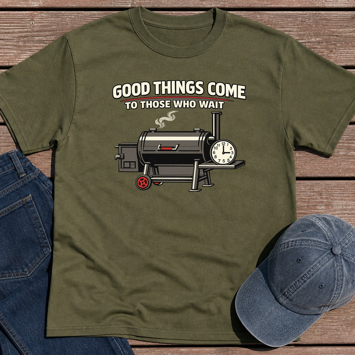 Good Things T-Shirt - Military Green