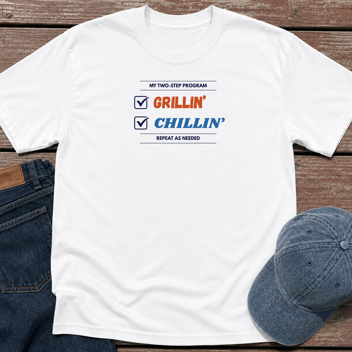 Grill & Chill T-Shirt - White