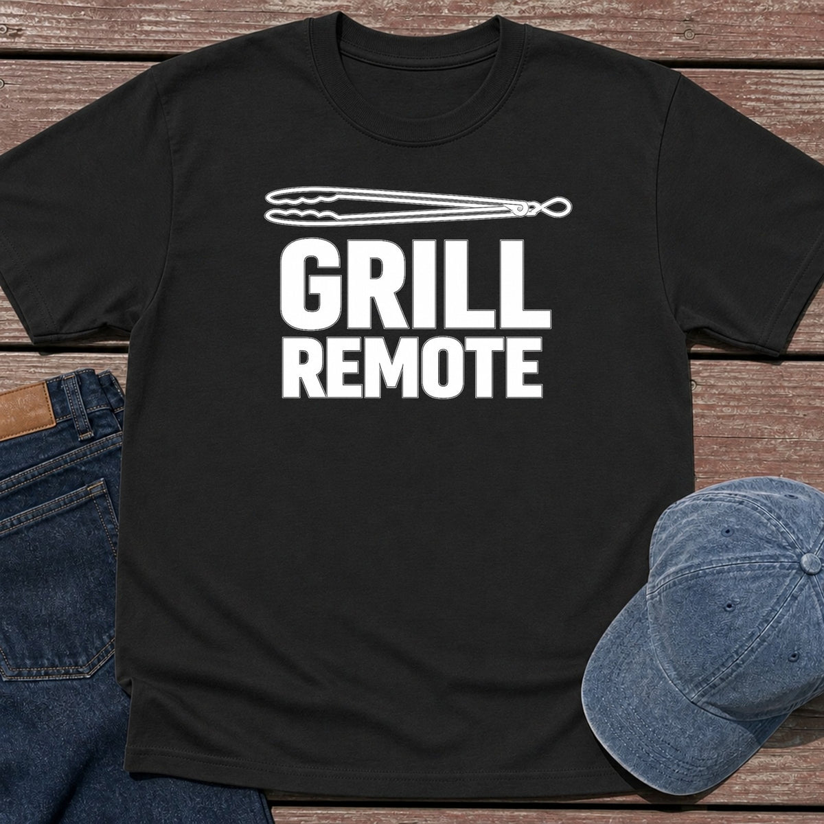 Grill Remote T-Shirt - Black