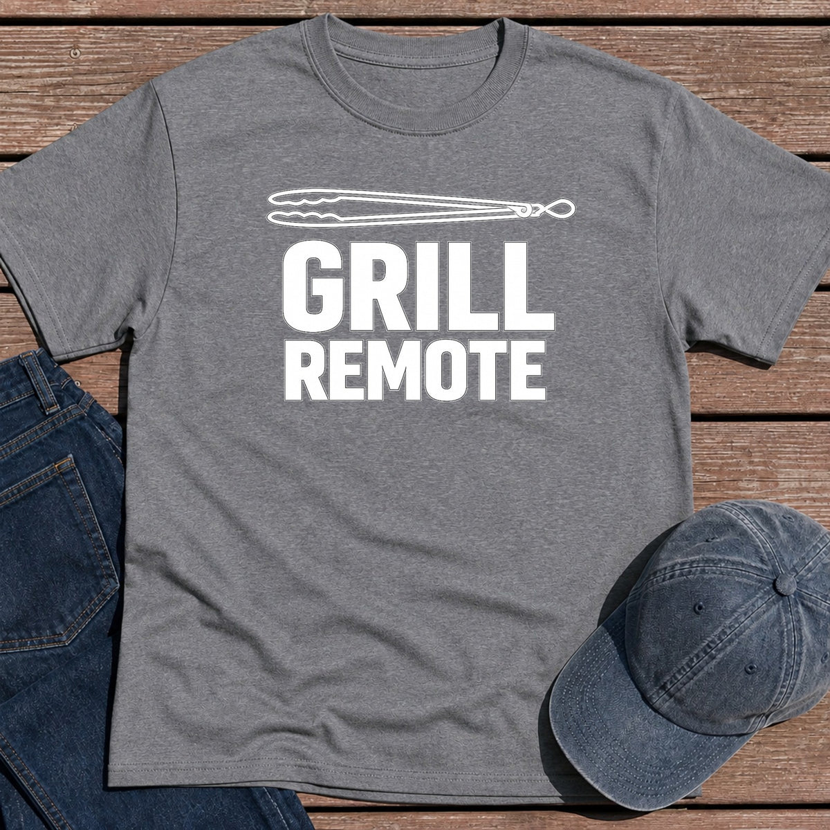 Grill Remote T-Shirt - Tweed