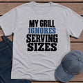 Grill Servings T-Shirt - Sport Grey