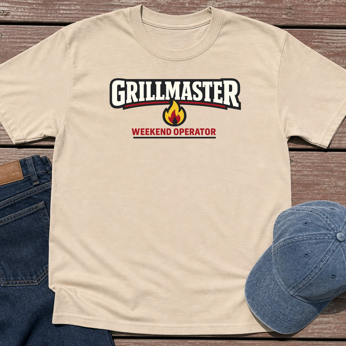Grillmaster T-Shirt - Sand
