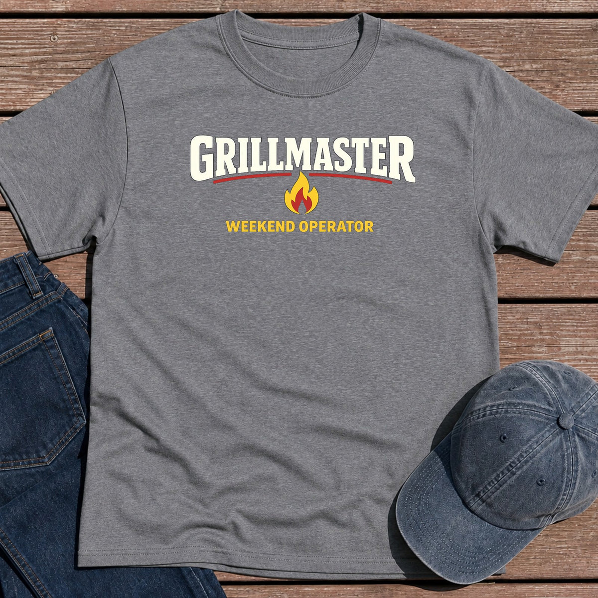 Grillmaster T-Shirt - Tweed