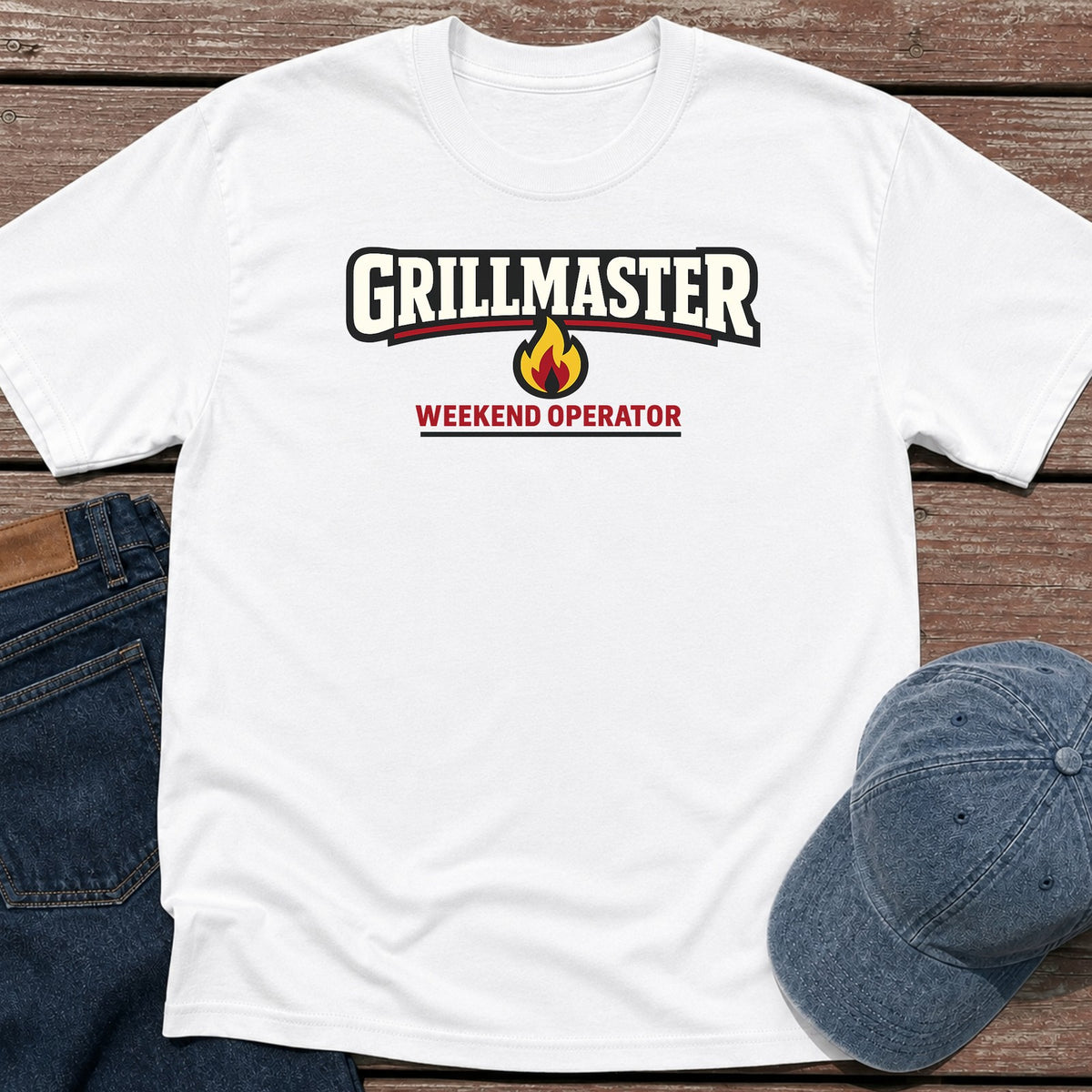 Grillmaster T-Shirt - White
