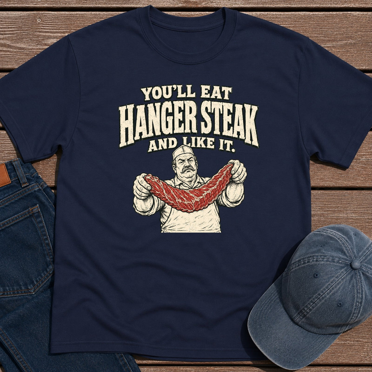 Hanger Steak T-Shirt - Navy
