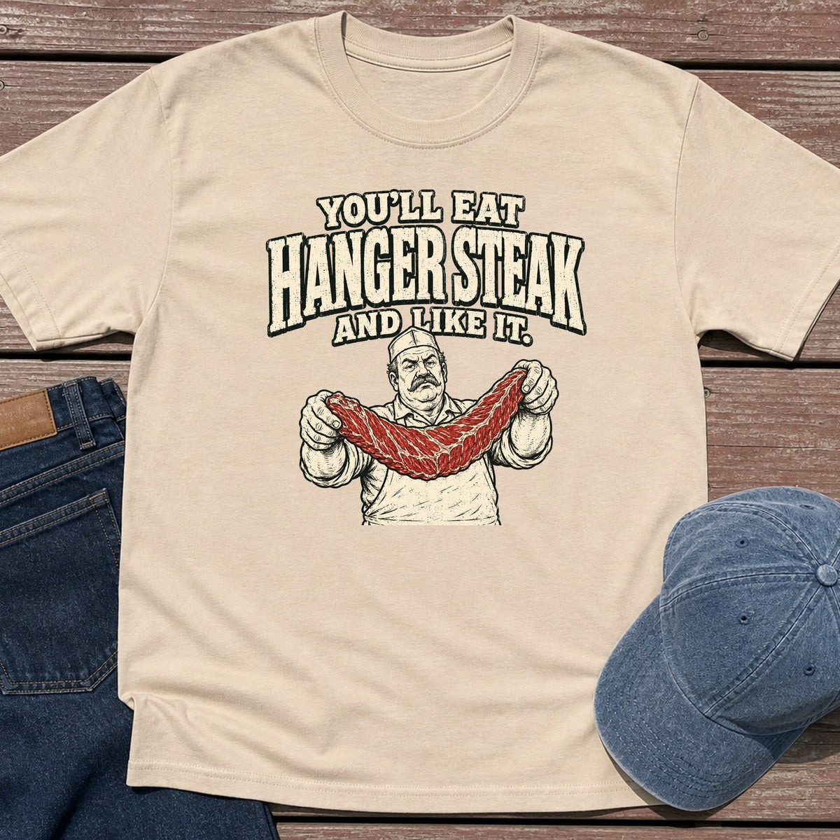 Hanger Steak T-Shirt - Sand