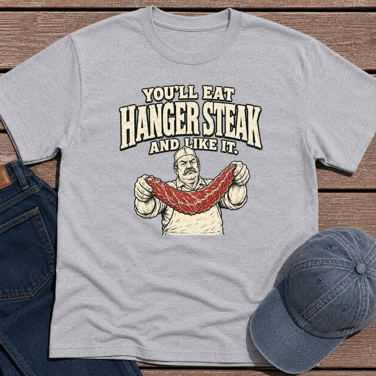 Hanger Steak T-Shirt - Sport Grey