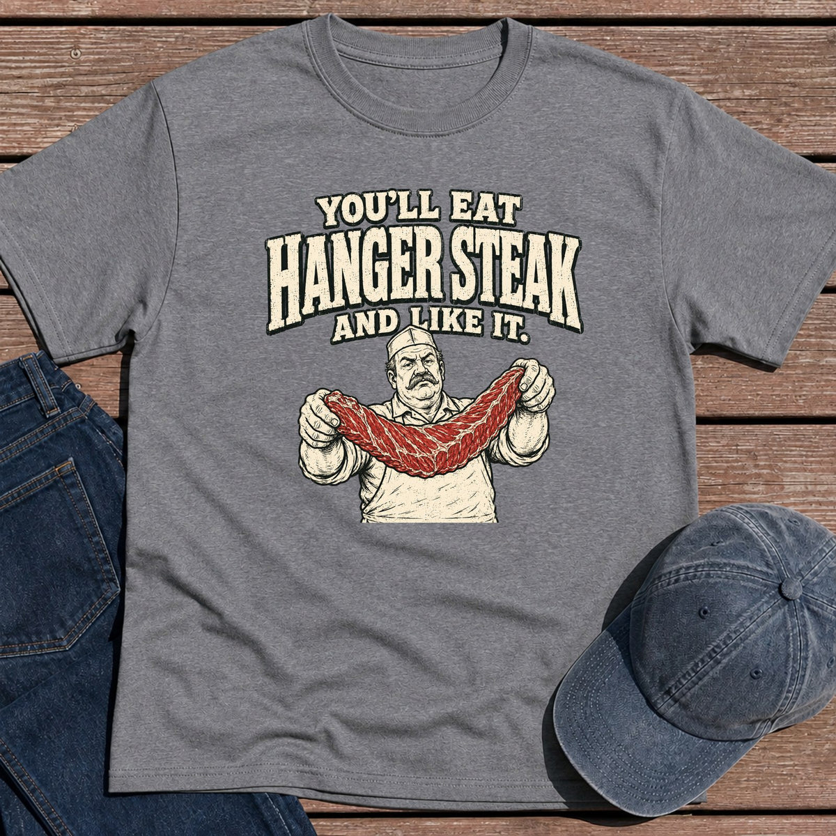 Hanger Steak T-Shirt - Tweed