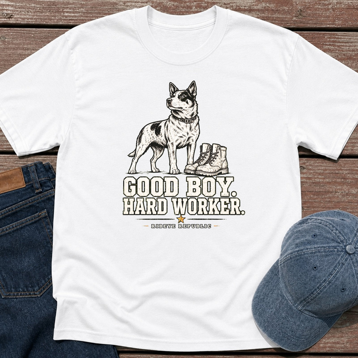 Hard Worker T-Shirt - White