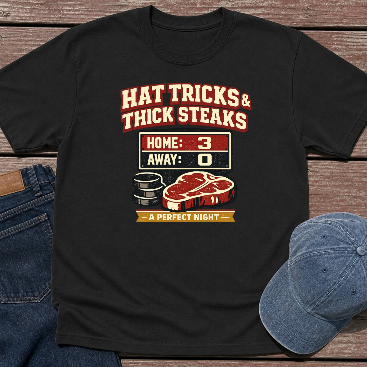 Hat Tricks T-Shirt - Black
