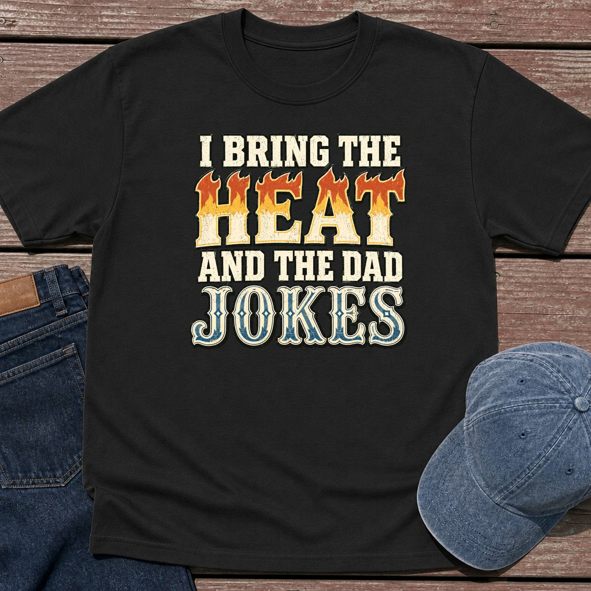 Heat & Jokes T-Shirt - Black