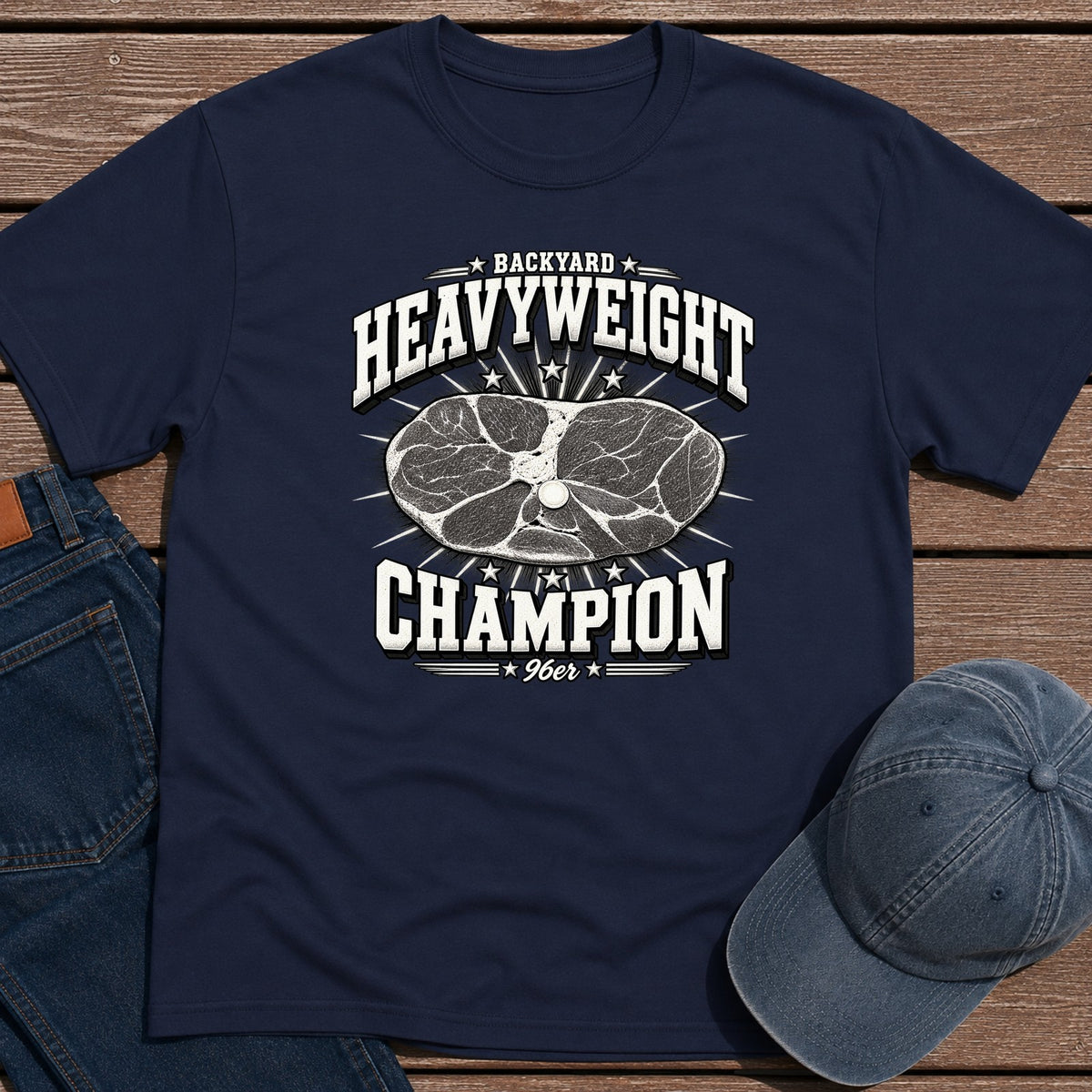 Heavyweight Champ T-Shirt - Navy