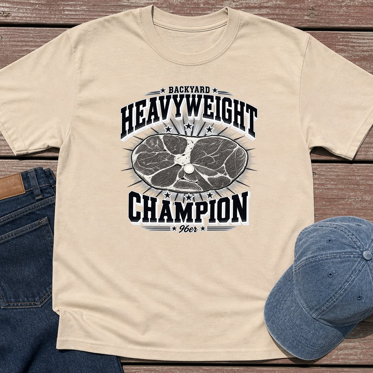 Heavyweight Champ T-Shirt - Sand